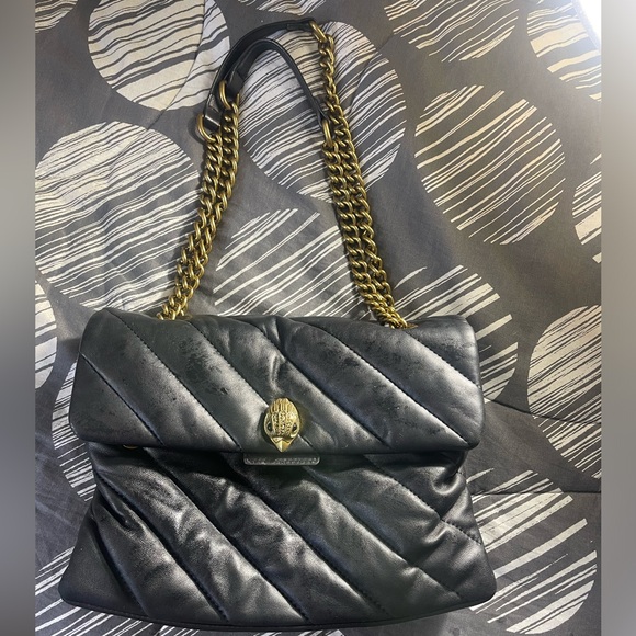 Large cross, body or shoulder bag, Kurt Geiger, black - Picture 1 of 3